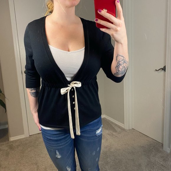 •WHBM• NWT Button Up Cardigan - Picture 2 of 8